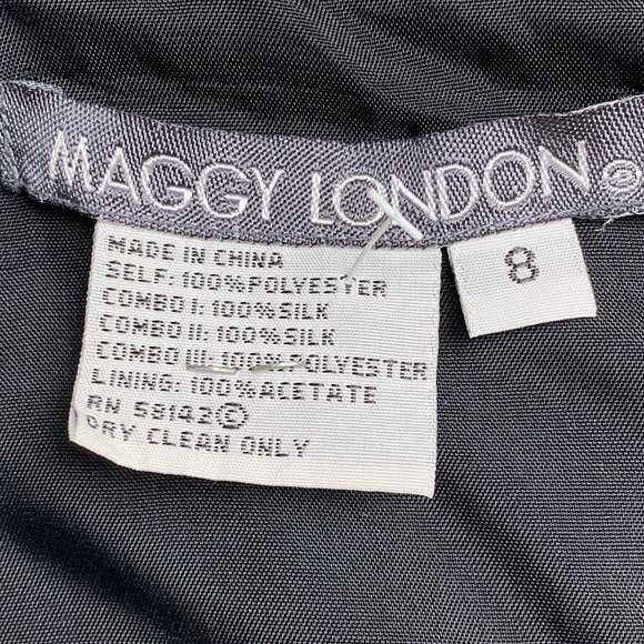 Maggie London Vintage Tiered Ruffle Sheath Dress - Picture 9 of 9